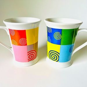 Vintage 90’s Coffee Tea Mugs